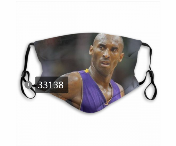2021 NBA Los Angeles Lakers #24 kobe bryant 33138 Dust mask with filter